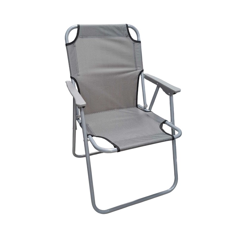Πτυσσόμενη καρέκλα camping - 1601 - 000526 - Grey