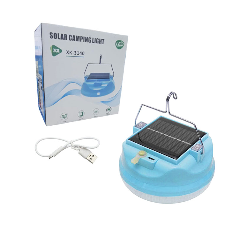Φορητό Φωτιστικό με Ηλιακό Πάνελ XK-3140 - Solar Camping Light