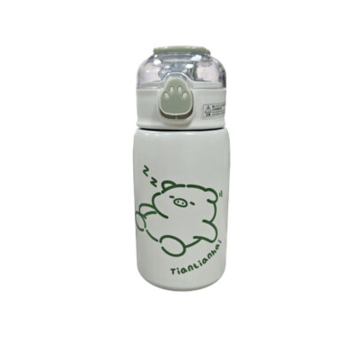Παιδικό Θερμός 400ml με Ζωάκια & Καπάκι Πατουσάκι – Kids Thermal Bottle