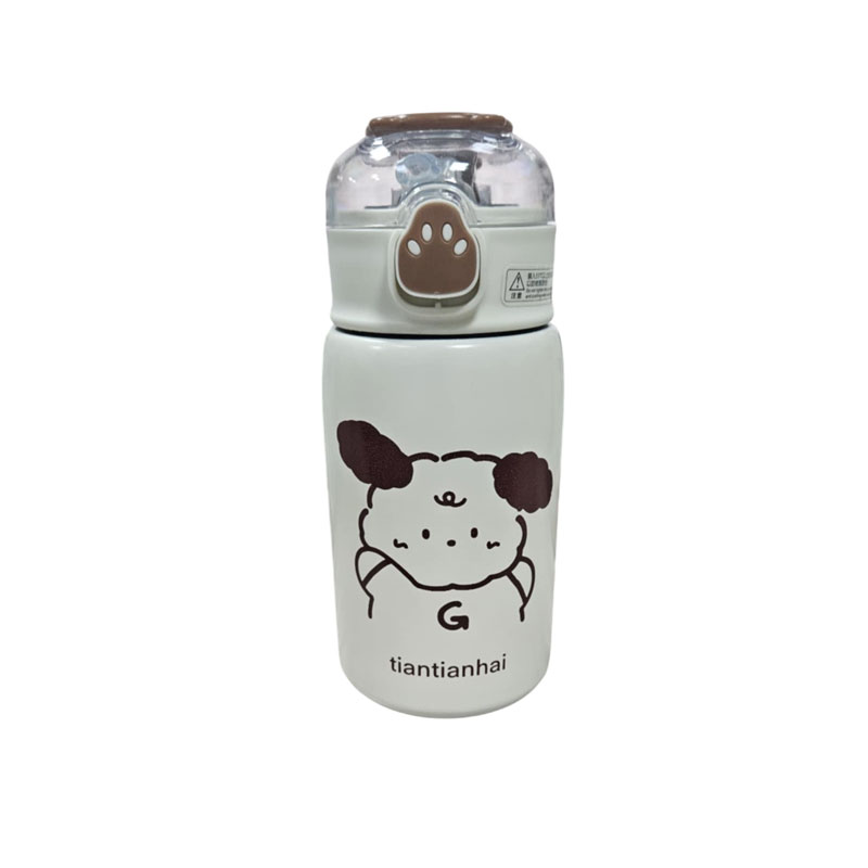 Παιδικό Θερμός 400ml με Ζωάκια & Καπάκι Πατουσάκι – Kids Thermal Bottle