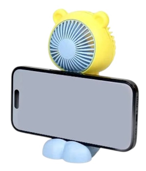 Επαναφορτιζόμενος ανεμιστήρας mini - HQ66-27 - 032179 - Yellow