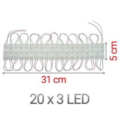 LED Strip 12volt RGB Bright 20x3 diodes