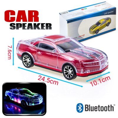 Ηχείο-Αυτοκίνητο Bluetooth με LED Κόκκινο
