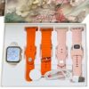 Σετ Smartwatch με 4 λουράκια - Z97 Mini - 064748 - Orange
