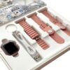 Σετ Smartwatch με 3 λουράκια - Z99 Mini - 064984 - Pink