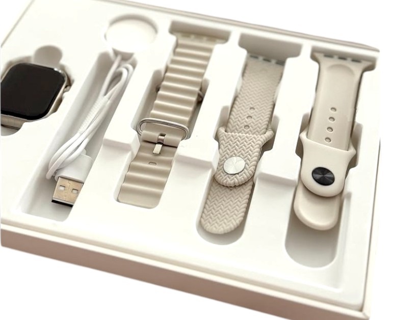 Σετ Smartwatch με 3 λουράκια - Z99 Mini - 064984 - White