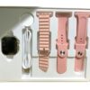 Σετ Smartwatch με 3 λουράκια - Z02 Mini - 064991 - Pink