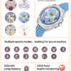 Σετ Smartwatch με 3 λουράκια - LG80 Mini - 065066 - Purple