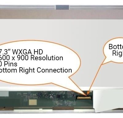 Οθόνη 17,3'' led 1600x900 40 PIN - GRADE B