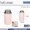 Θήκη κρεμοσάπουνου Dispenser πλαστική - Light Pink - 21631