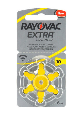 RAYOVAC μπαταρίες ακουστικών βαρηκοΐας 10MF, mercury free, 1.45V, 6τμχ