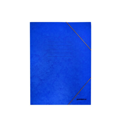 Μπλέ Ντοσιέ Χάρτινο Premium με Λάστιχο 25x35cm
