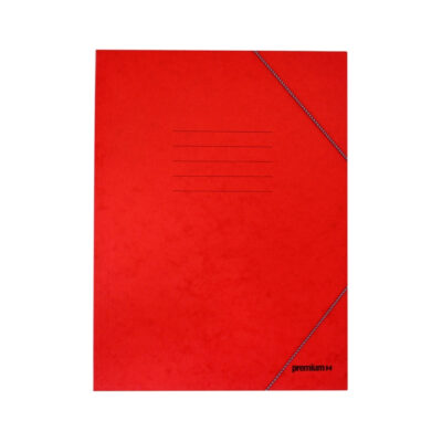 Κόκκινο Ντοσιέ Χάρτινο Premium με Λάστιχο 25x35cm