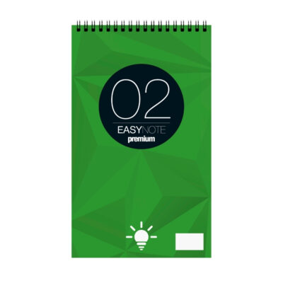 Easy Notes Μπλοκ Σπιράλ Ριγέ No2 60gsm 9x15cm