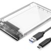 ORICO θήκη για 2.5" SATA HDD/SSD 2139C3, 5Gbps, διάφανη