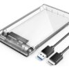 ORICO θήκη για 2.5" SATA HDD/SSD 2139U3, 5Gbps, διάφανη