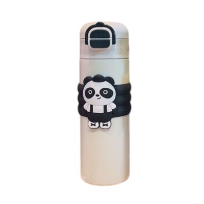 Παιδικό παγούρι-θερμός με καλαμάκι - 500ml - 219446 - White