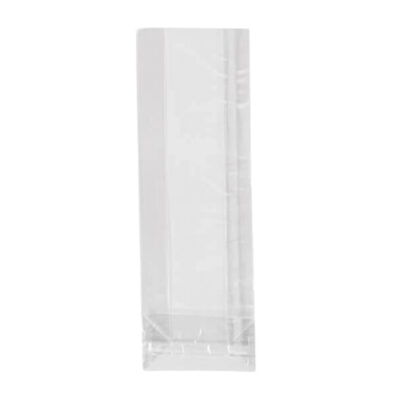 Σακούλακια πολυπροπυλένιου 6x20+5cm Clear OPP με Πάτο για Τρόφιμα 100τμχ