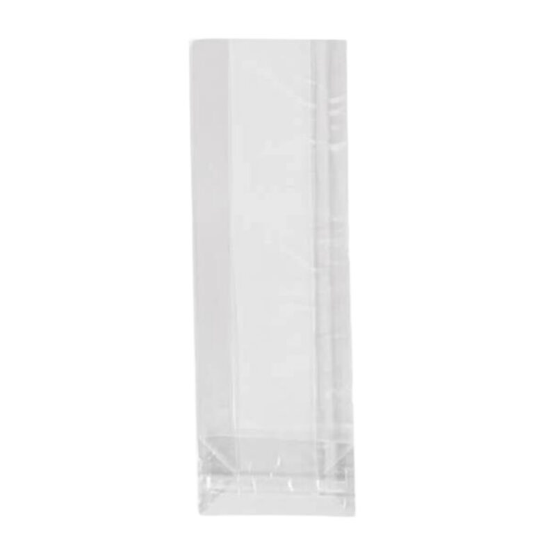 Σακούλακια πολυπροπυλένιου 6x20+5cm Clear OPP με Πάτο για Τρόφιμα 100τμχ