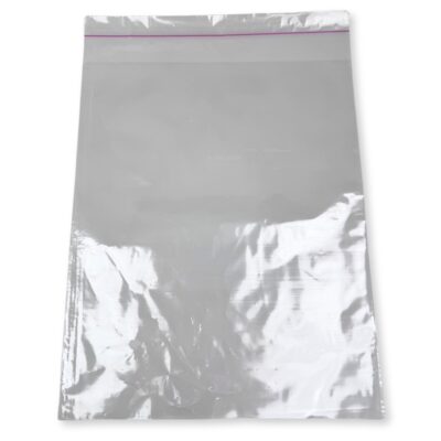 Σακουλάκι Διάφανο PP 35×40+5cm με Αυτοκόλλητο Κλείσιμο 1Κιλό-130τμχ