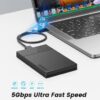 ORICO θήκη για 2.5" SATA HDD/SSD 2526U3-V1, 5Gbps, μαύρη