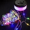 Επαναφορτιζόμενη λάμπα LED με γιρλάντα φωτισμού – String Light - YD2314 - 272543 - RGB