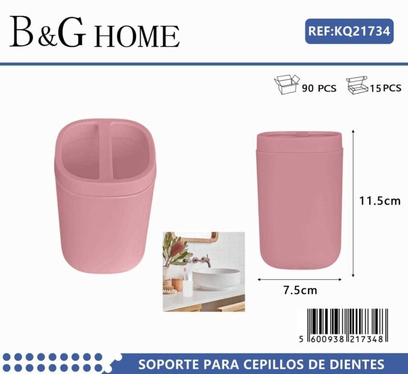 Θήκη οδοντόβουρτσας πλαστική - Pink - 21734
