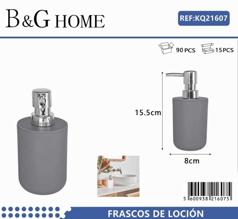 Θήκη κρεμοσάπουνου Dispenser πλαστική - Grey - 21607
