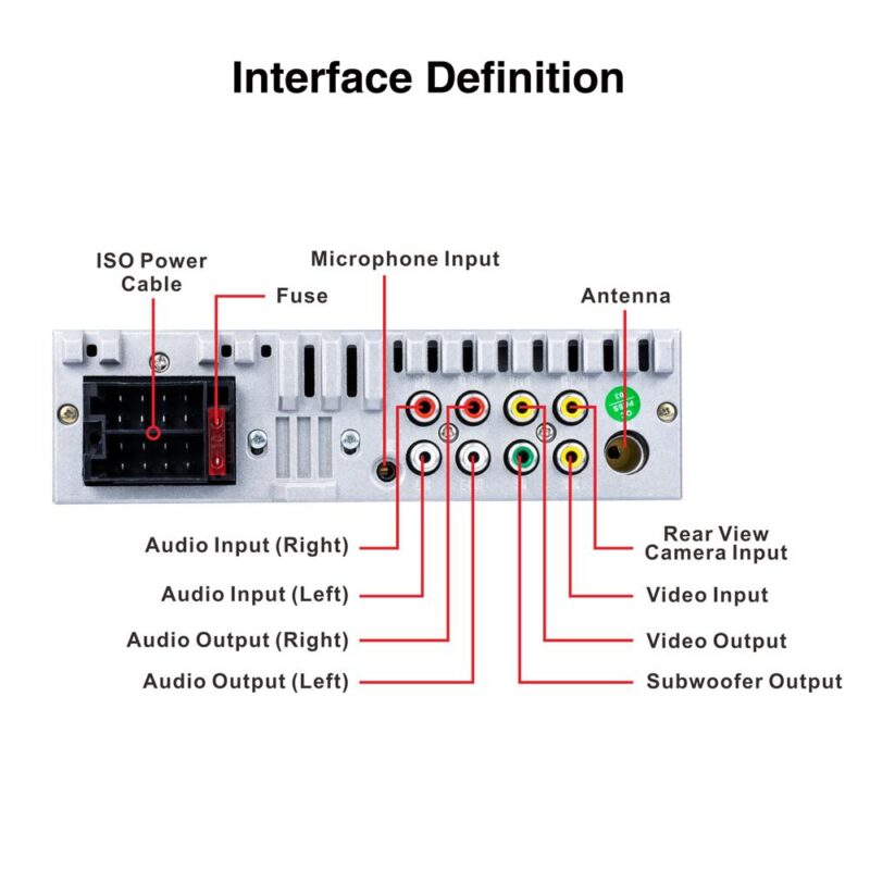 Ηχοσύστημα αυτοκινήτου 1DIN - Bluetooth - 4'' - 4080 - 003669