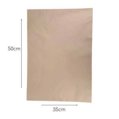 Ριζόχαρτο Αδιάβροχο Καφέ 35x50cm 45gsm (5KG)