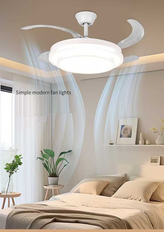 Ανεμιστήρας οροφής & φωτιστικό - DS-8049 - 2*48W - 431637 - White