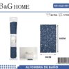 Αντιολισθητικό πατάκι μπάνιου - M0840 - 36x66cm - Blue - 21069