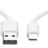 CABLETIME καλώδιο USB-C σε USB U323A, 3A, 480Mbps, 1m, λευκό