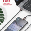 LDNIO καλώδιο USB-C σε USB LS441, 2.4A, 1m, γκρι