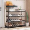 Ραφιέρα παπουτσιών 5 επιπέδων - YY8802-1 - 521797 - Black