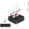 DELOCK docking station για M.2 NVMe SSD 64177, 2 θέσεων, 10Gbps, clone function, μαύρο