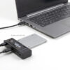 DELOCK docking station για M.2 NVMe/SATA ή 2.5"/3.5" SSD/HDD 64253, 10Gbps, μαύρο