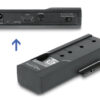 DELOCK docking station για M.2 NVMe/SATA ή 2.5"/3.5" SSD/HDD 64253, 10Gbps, μαύρο