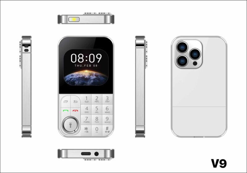 Κινητό τηλέφωνο - V9 - Dual Sim - 812136 - White