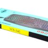 Ενσύρματο πληκτρολόγιο Gaming - LED RGB - WB540 - Weibo - 655402