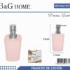 Θήκη κρεμοσάπουνου Dispenser πλαστική - Light Pink - 21637