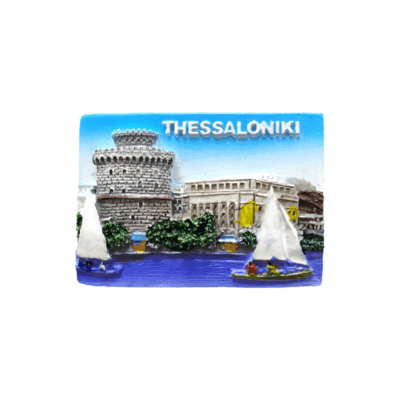 Tουριστικό μαγνητάκι Souvenir – Σετ 12pcs - Resin Magnet - Thessaloniki - 678151