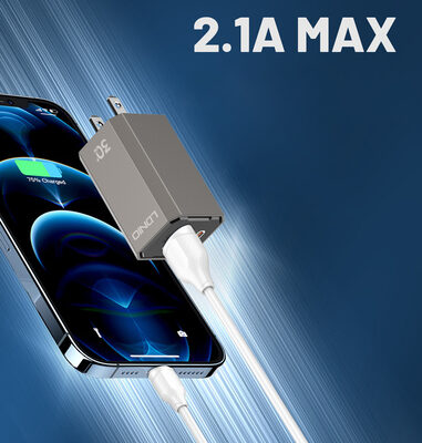 LDNIO καλώδιο Micro USB σε USB LS371, 2.1A, 1m, λευκό