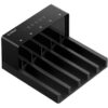 ORICO docking station για 2.5" ή 3.5" SATA HDD/SSD 6558US3-C, 5 θέσεων, 5Gbps, clone function, μαύρο