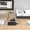 ORICO USB hub W5P-U2, 4x θυρών, USB 2.0, 480Mbps, USB σύνδεση, 1m καλώδιο, μαύρο
