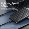 ORICO θήκη για 2.5" SATA HDD/SSD 2520U3-V1, 5Gbps, μαύρη