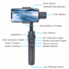 Σταθεροποιητής εικόνας Gimbal για smartphone - F10 Pro - 811481