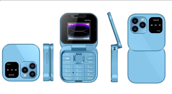 Κινητό τηλέφωνο - i16 Pro - Dual Sim - 812174 - Blue