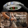Σετ Smartwatch με 3 λουράκια - Z83 MAX - 880518 - Orange