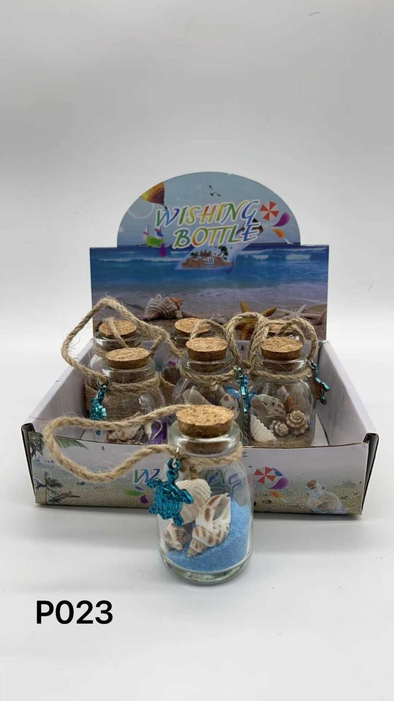 Διακοσμητικό Souvenir - Μπουκαλάκι με κοχύλια - 6pcs - 251711